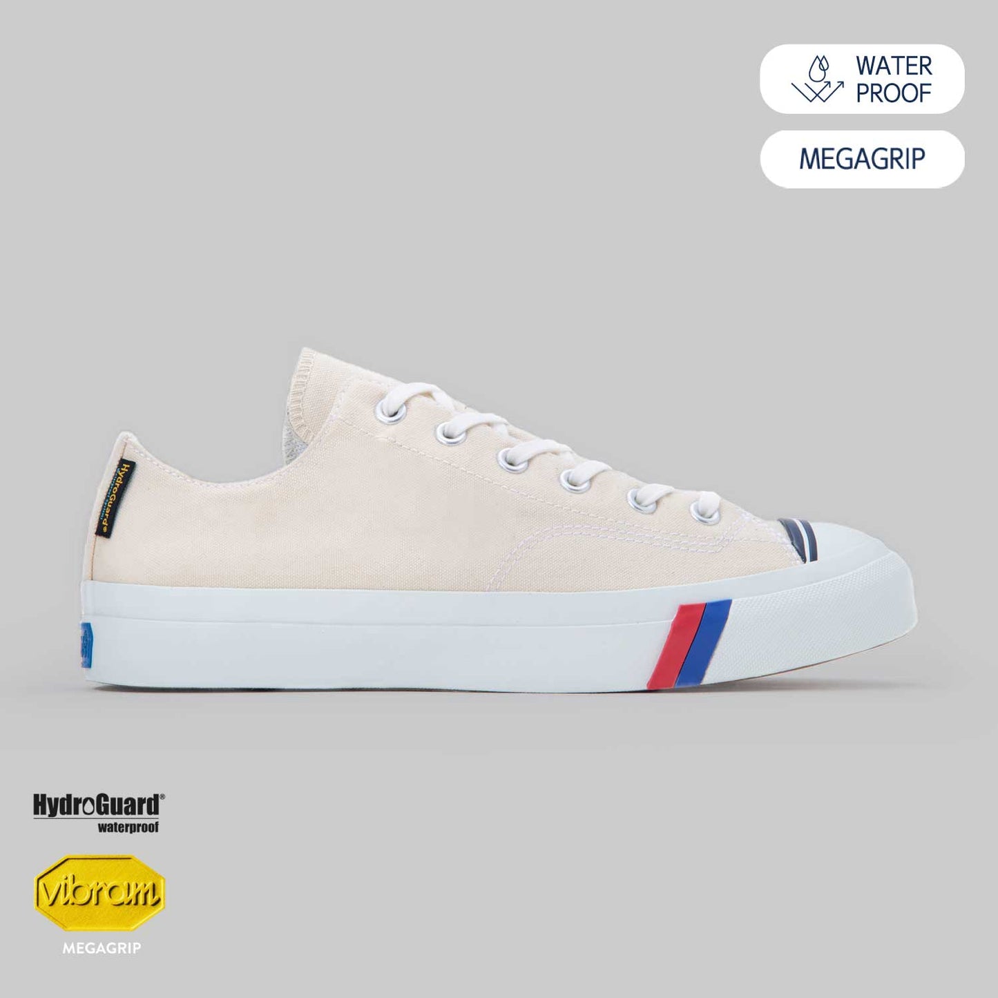 PRO-KEDS, プロケッズ, ロイヤルアメリカ ロー, ウォータープルーフ, ナチュラルホワイト, PN1321WPNW
