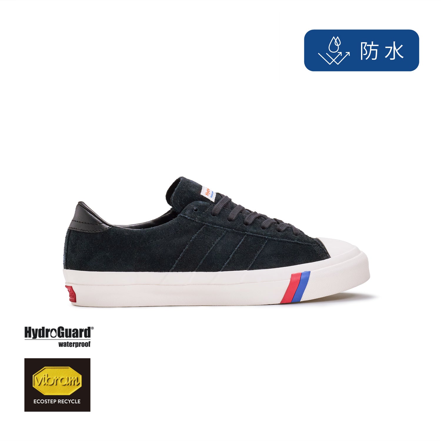 ロイヤルプラス ロー 〈ウォータープルーフ〉ブラック PN1021WPBK – Keds