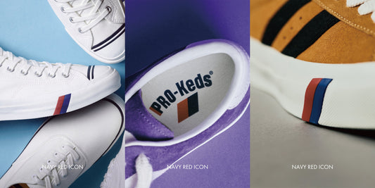 PRO-Kedsを象徴する「ネイビーレッドアイコン」
