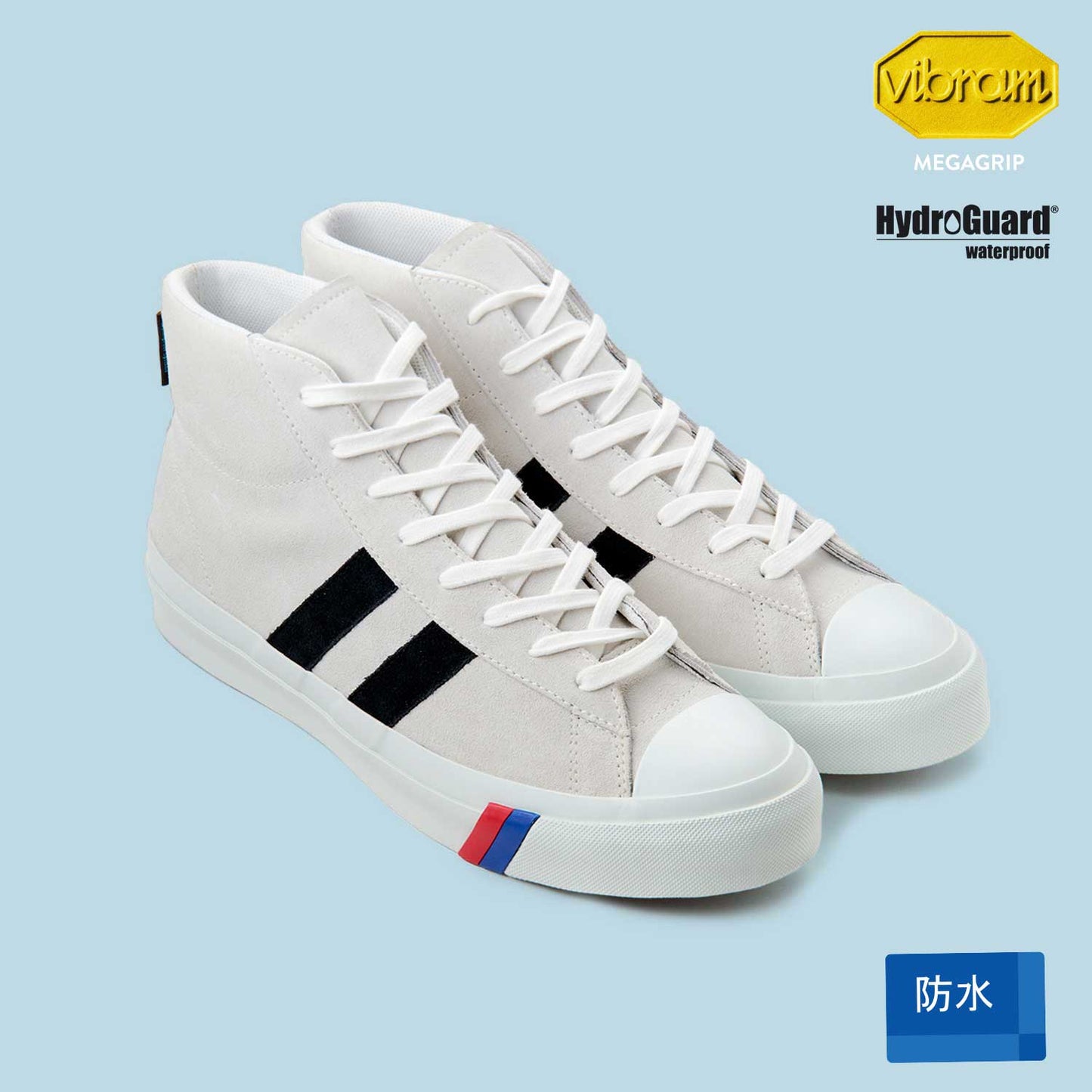 ROYAL PLUS SUEDE HI WHITE｜WATERPROOF｜PN1121WPWH