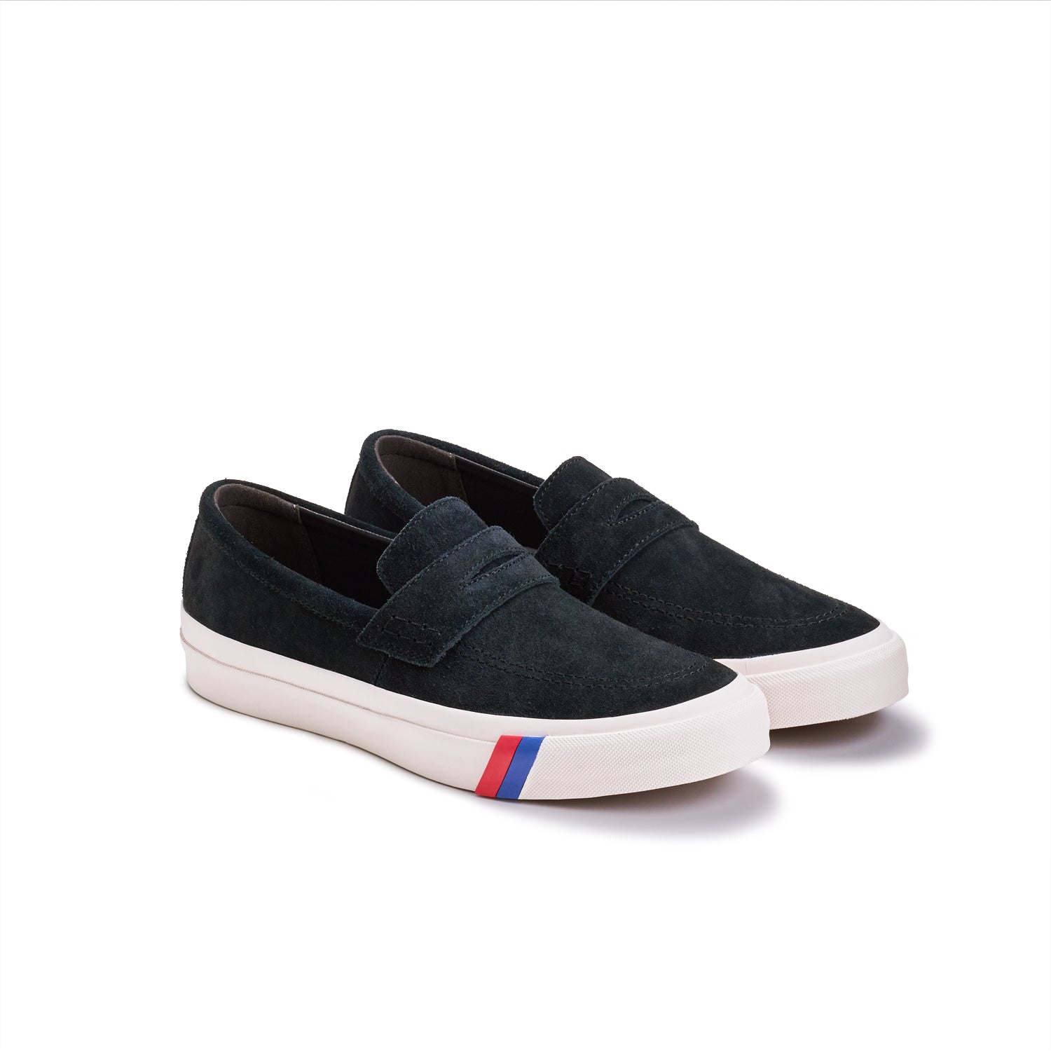 ロイヤル ローファー スエード ブラック×ホワイト PN1621BW – Keds