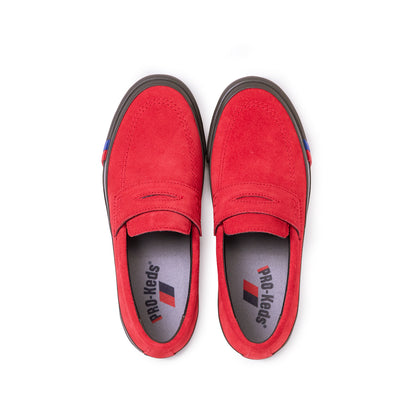 ロイヤル ローファー スエード レッド PN1621RD