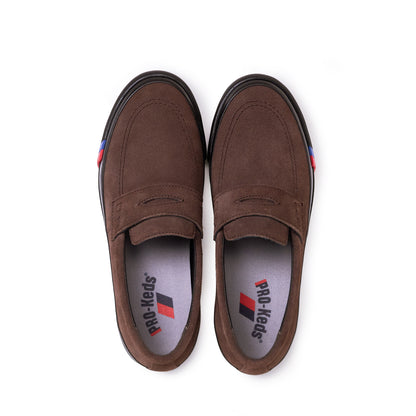 ロイヤル ローファー スエード ダークブラウン PN1621DB