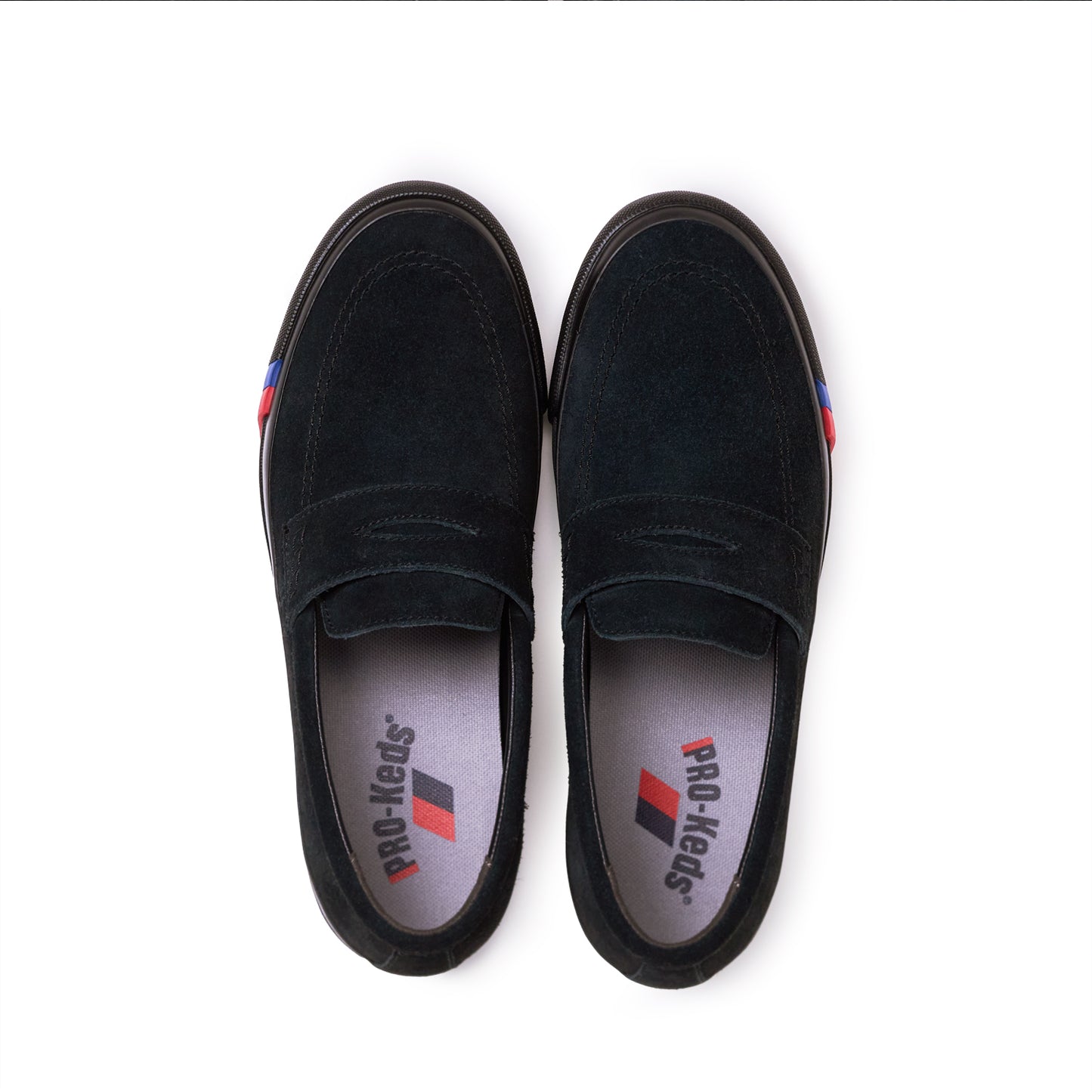 ロイヤル ローファー スエード ブラック×ブラック PN1621BK