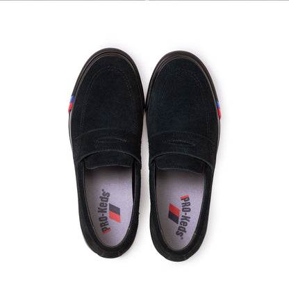 ロイヤル ローファー スエード ブラック×ブラック PN1621BK