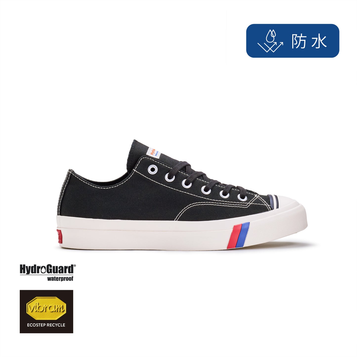 ロイヤルアメリカ ロー 〈ウォータープルーフ〉ブラック PN1321WP1BK