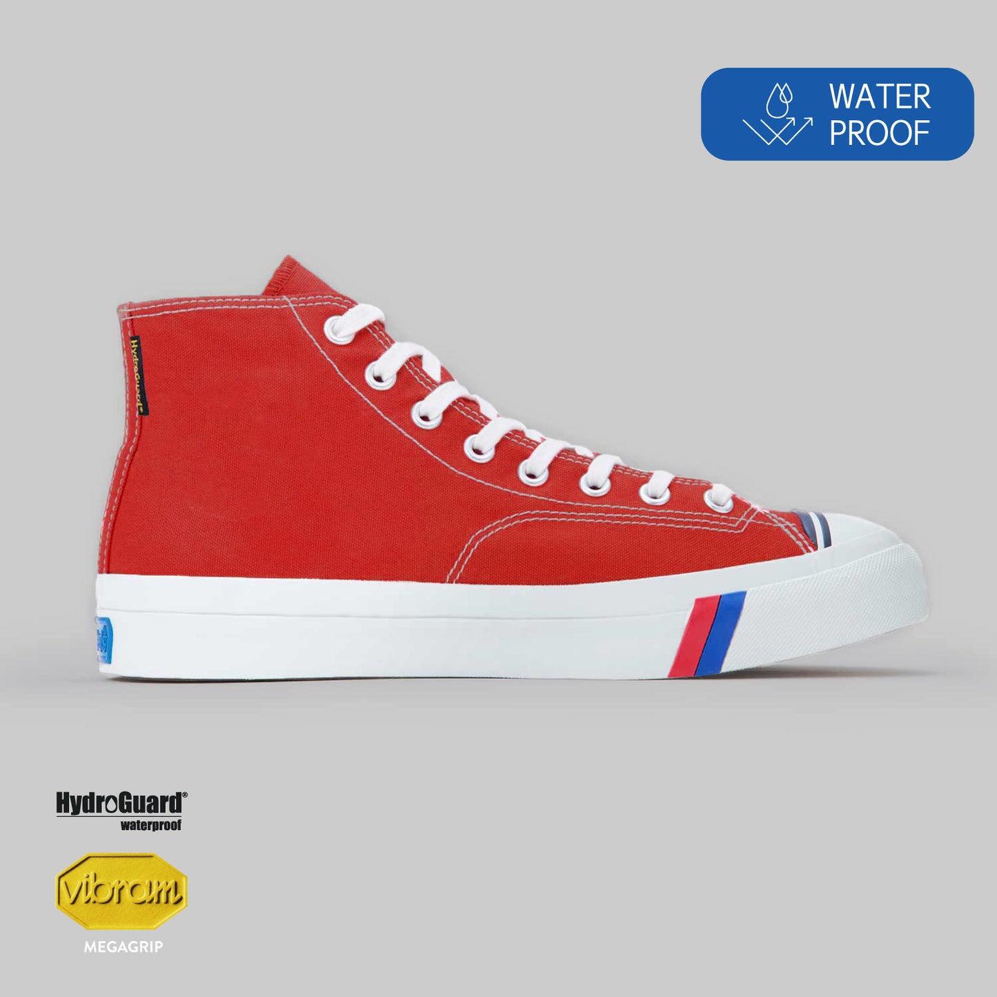 ロイヤルアメリカ ハイ 〈ウォータープルーフ〉レッド PN1221WPRD