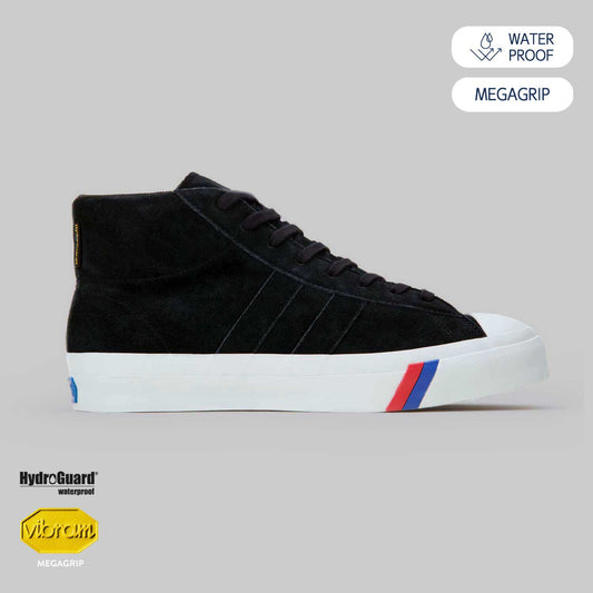 PRO-KEDS, プロケッズ, ロイヤルプラス スエード ハイ, ウォータープルーフ, ブラック, PN1121WPBK