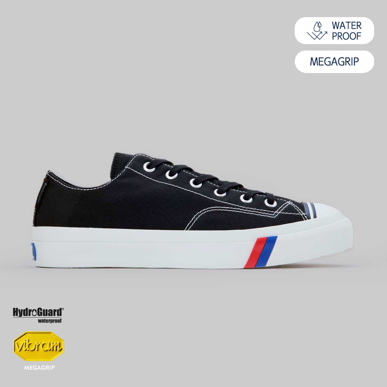 PRO-KEDS, プロケッズ, ロイヤルアメリカ ロー, ウォータープルーフ, ブラック, PN1321WPBK
