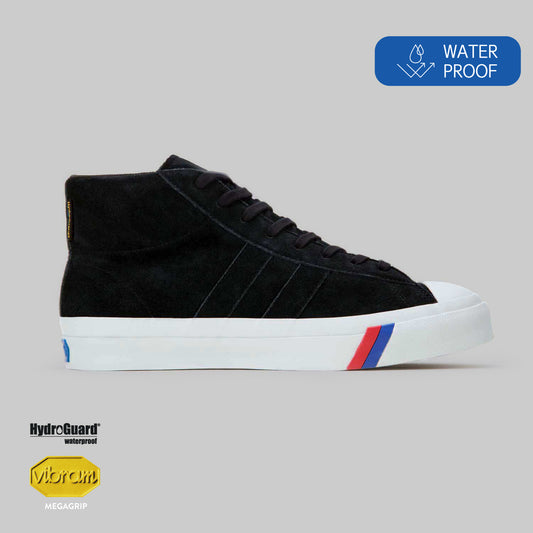 ロイヤルプラス スエード ハイ 〈ウォータープルーフ〉ブラック PN1121WPBK