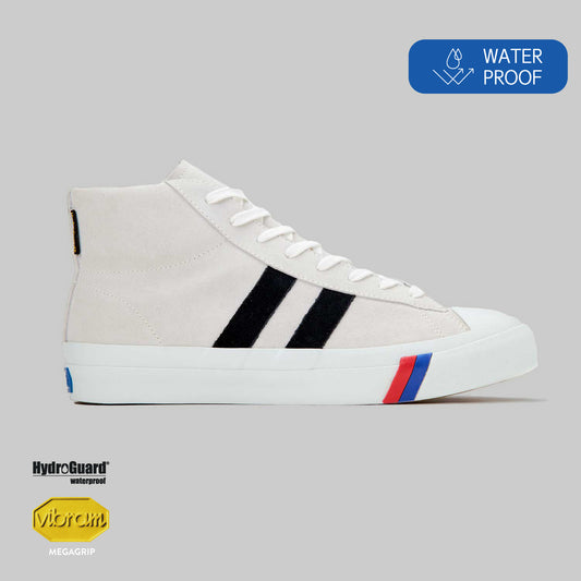 ロイヤルプラス スエード ハイ 〈ウォータープルーフ〉ホワイト PN1121WPWH