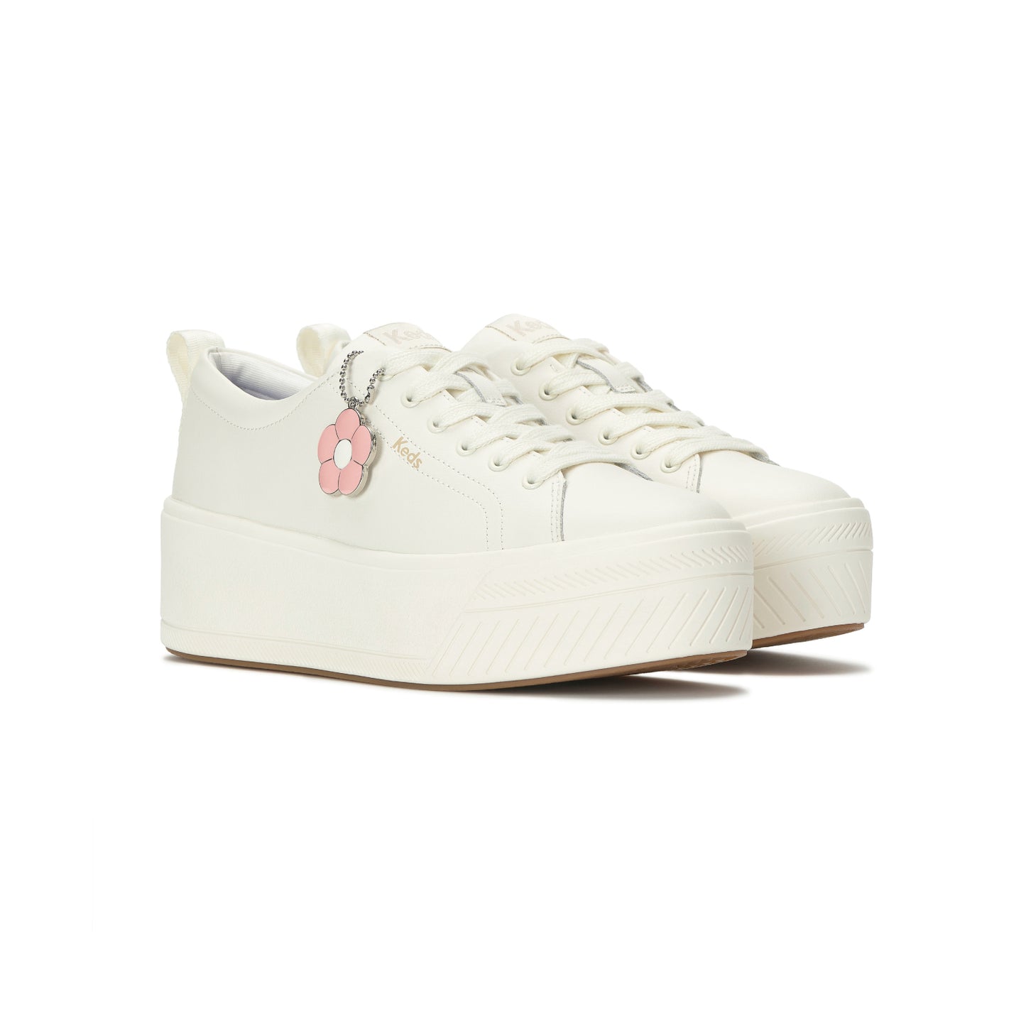 スカイラー レザー デイジー チャーム オフホワイト WH69257