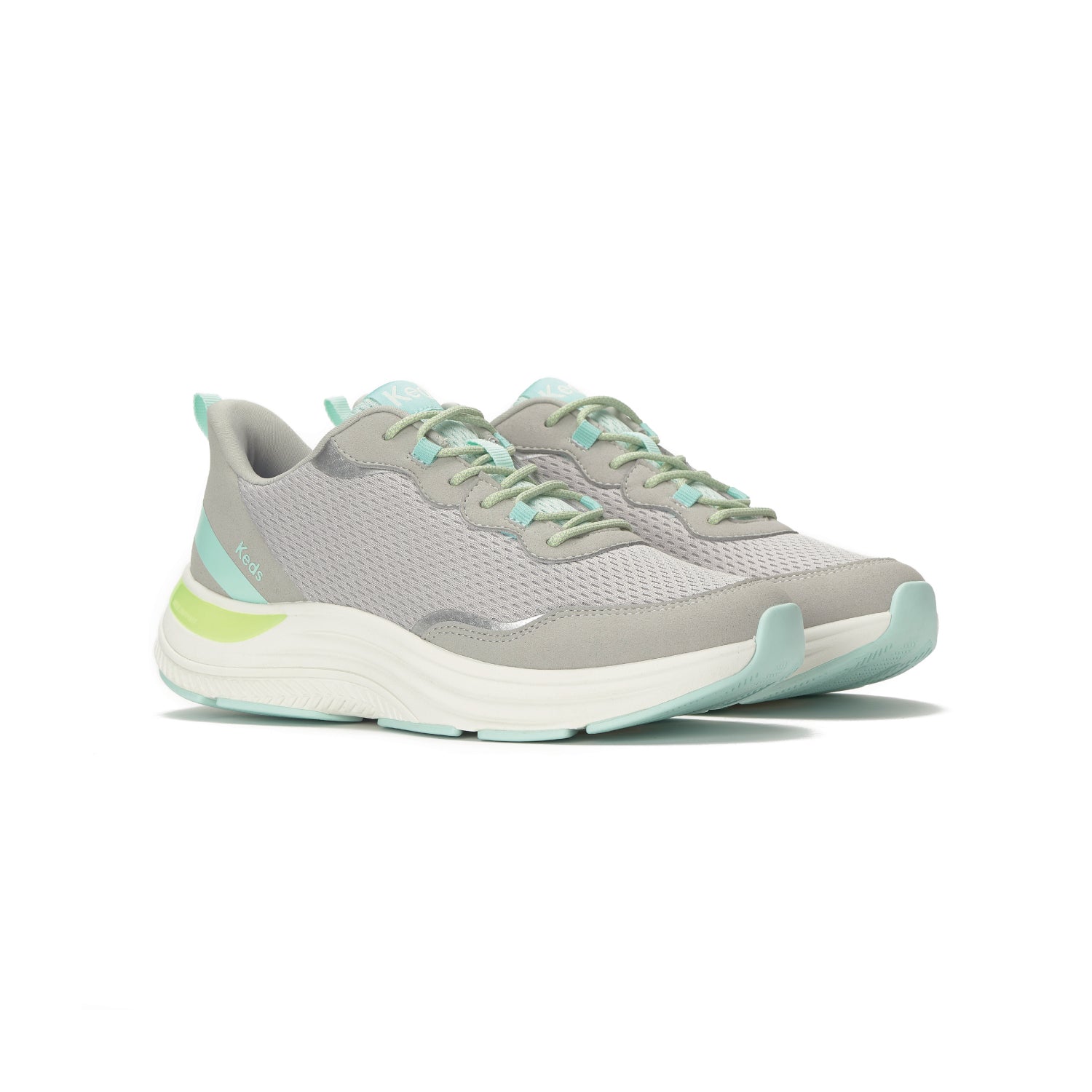ブリスムーブ レース メッシュ/スエード グレー WF69212 – Keds