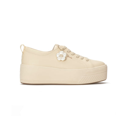 スカイラー レザー デイジー チャーム ベージュ WH69256