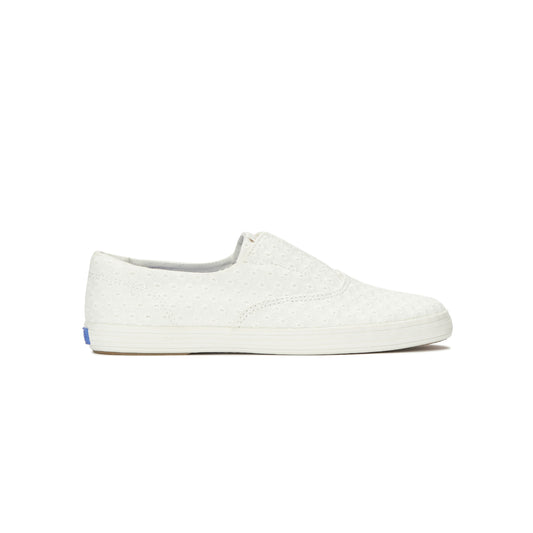 ケッズ チャンピオン ラウンド トゥ スリップ オフホワイト WF69368