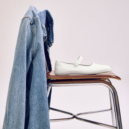 メイジー メリー ジェーン グログラン ホワイト WF69156