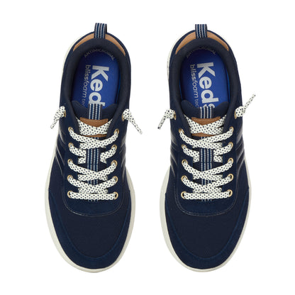 ブリスウォーク ウーバル メッシュ/スエード/レザー ネイビー WF69201