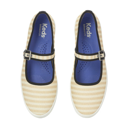 メイジー メリー ジェーン プリンティド ストライプ ツイル ブラック WF69374