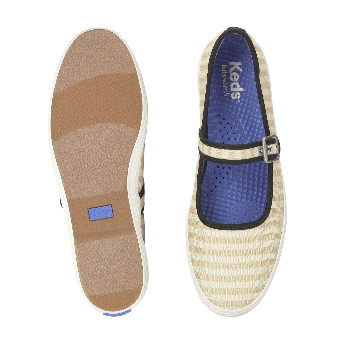 メイジー メリー ジェーン プリンティド ストライプ ツイル ブラック WF69374