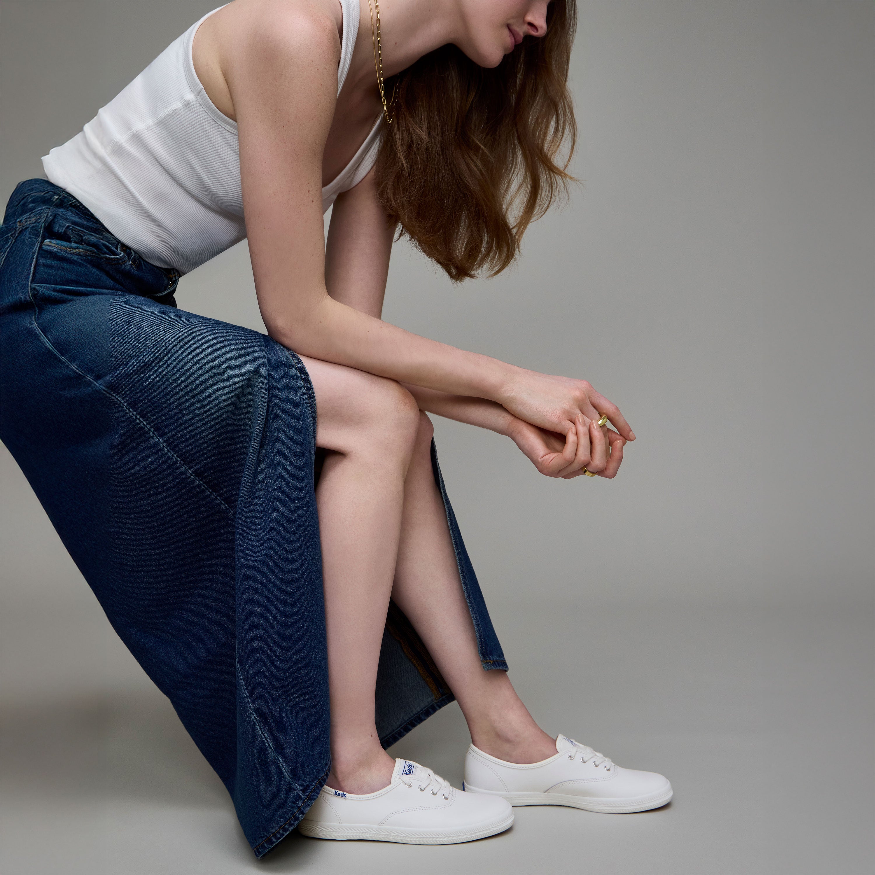 チャンピオン レザー ホワイト WH45750 – Keds