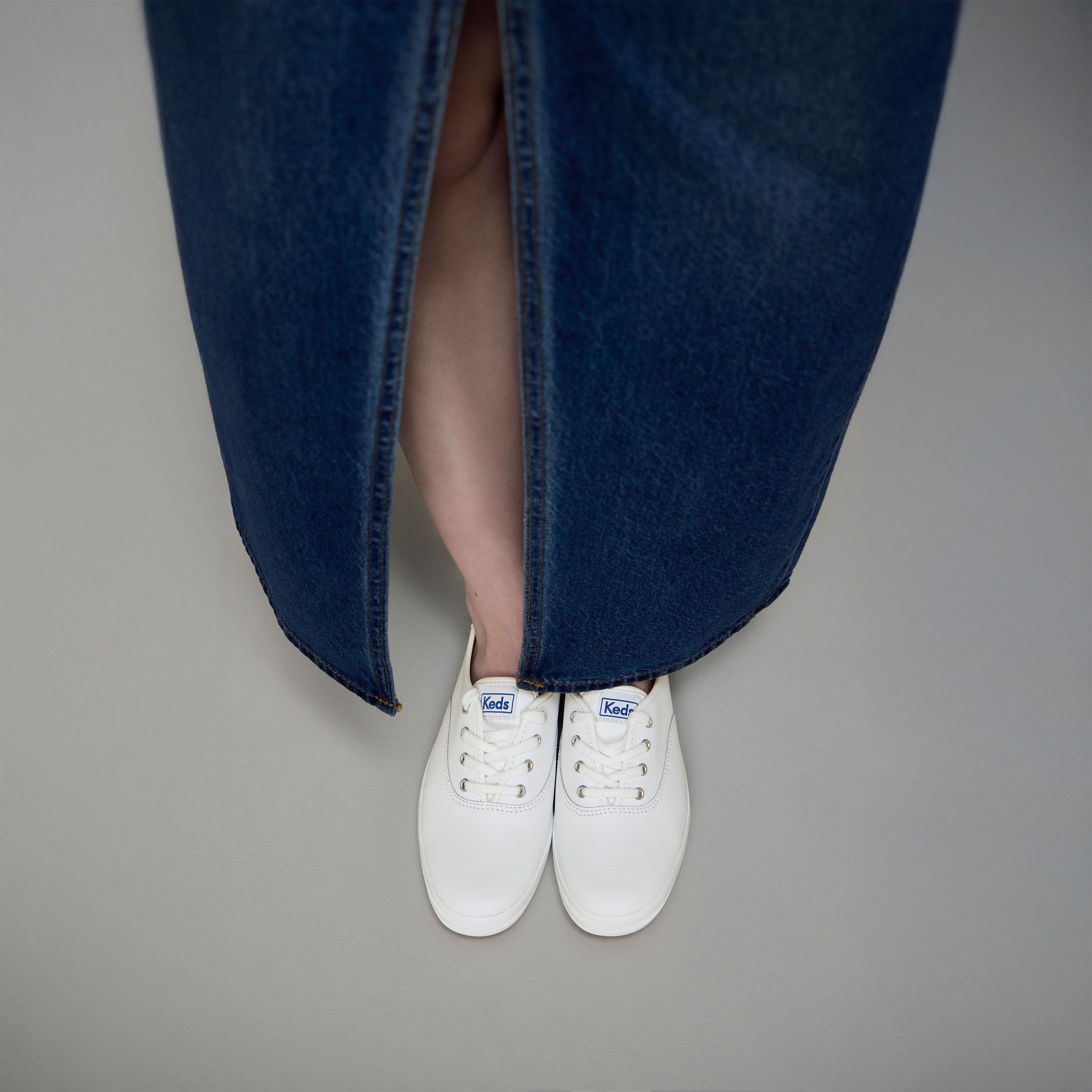 チャンピオン レザー ホワイト WH45750 – Keds
