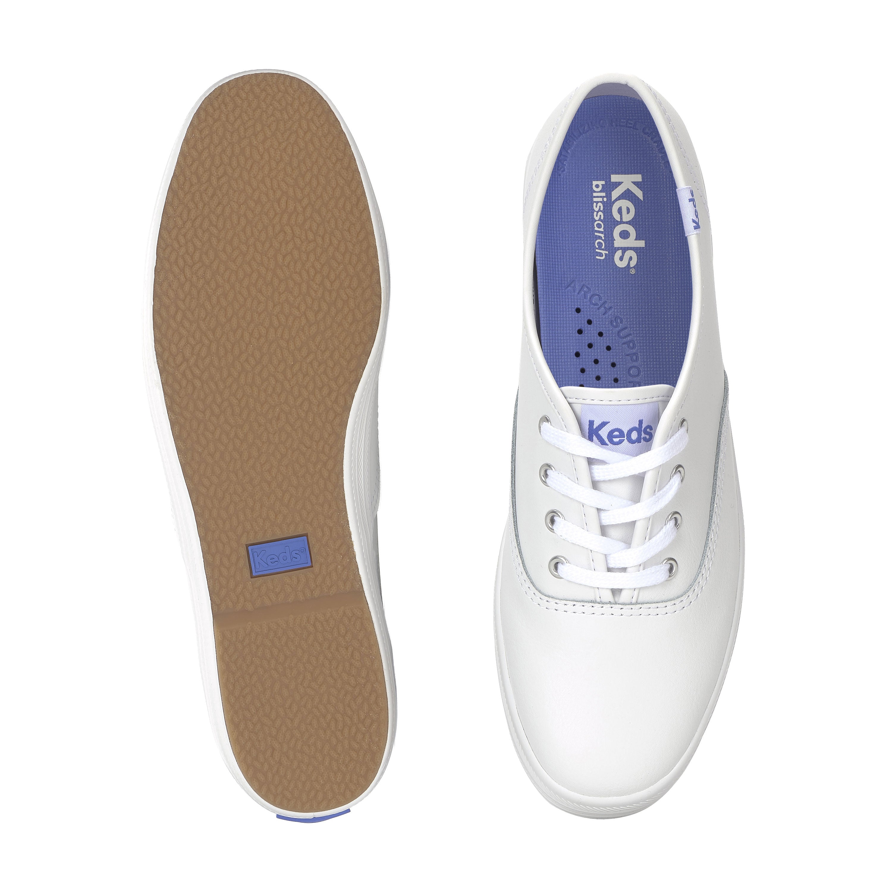 チャンピオン レザー ホワイト WH45750 – Keds