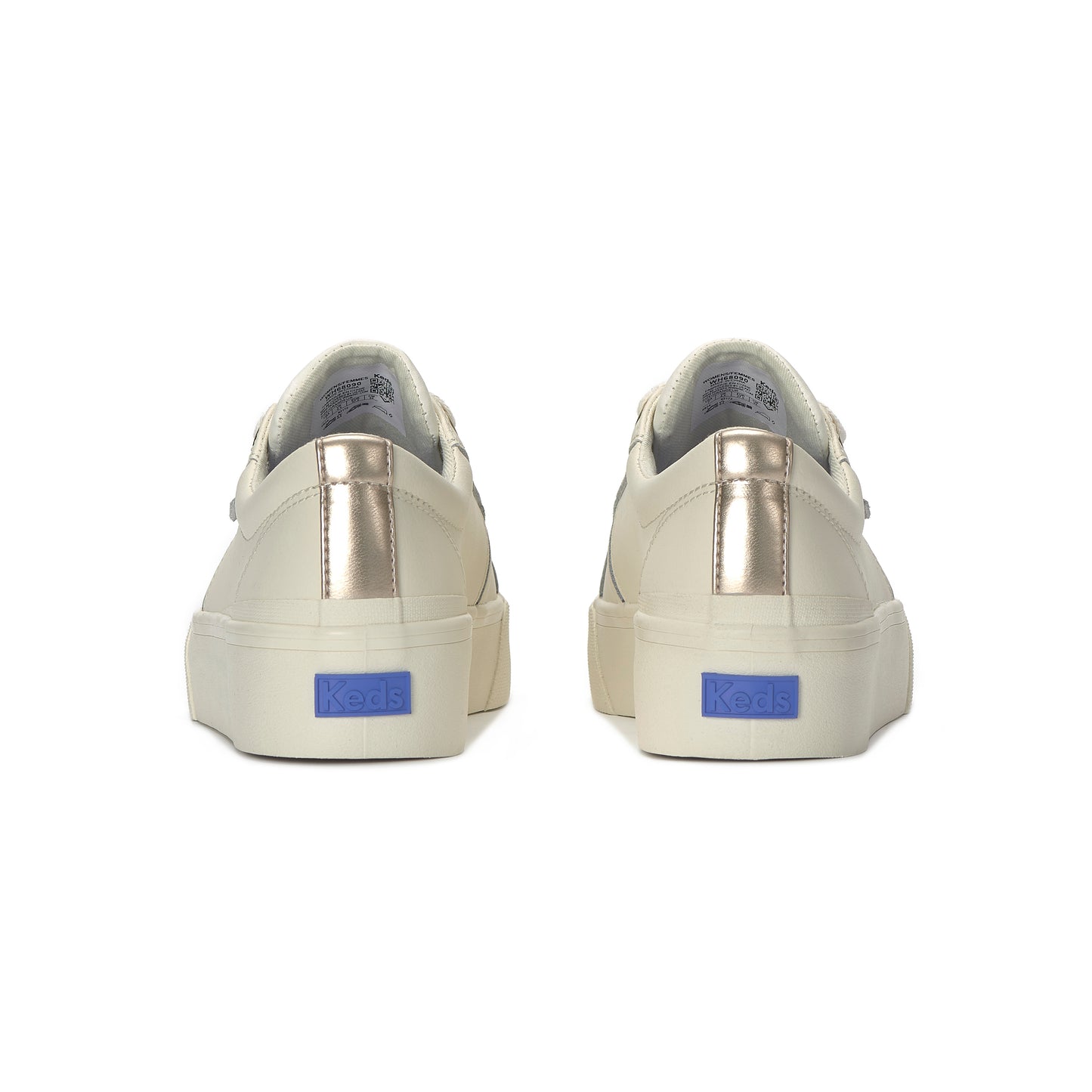 ジャンプ キック デュオ レザー メタリック ポップス ナチュラルホワイト WH68090