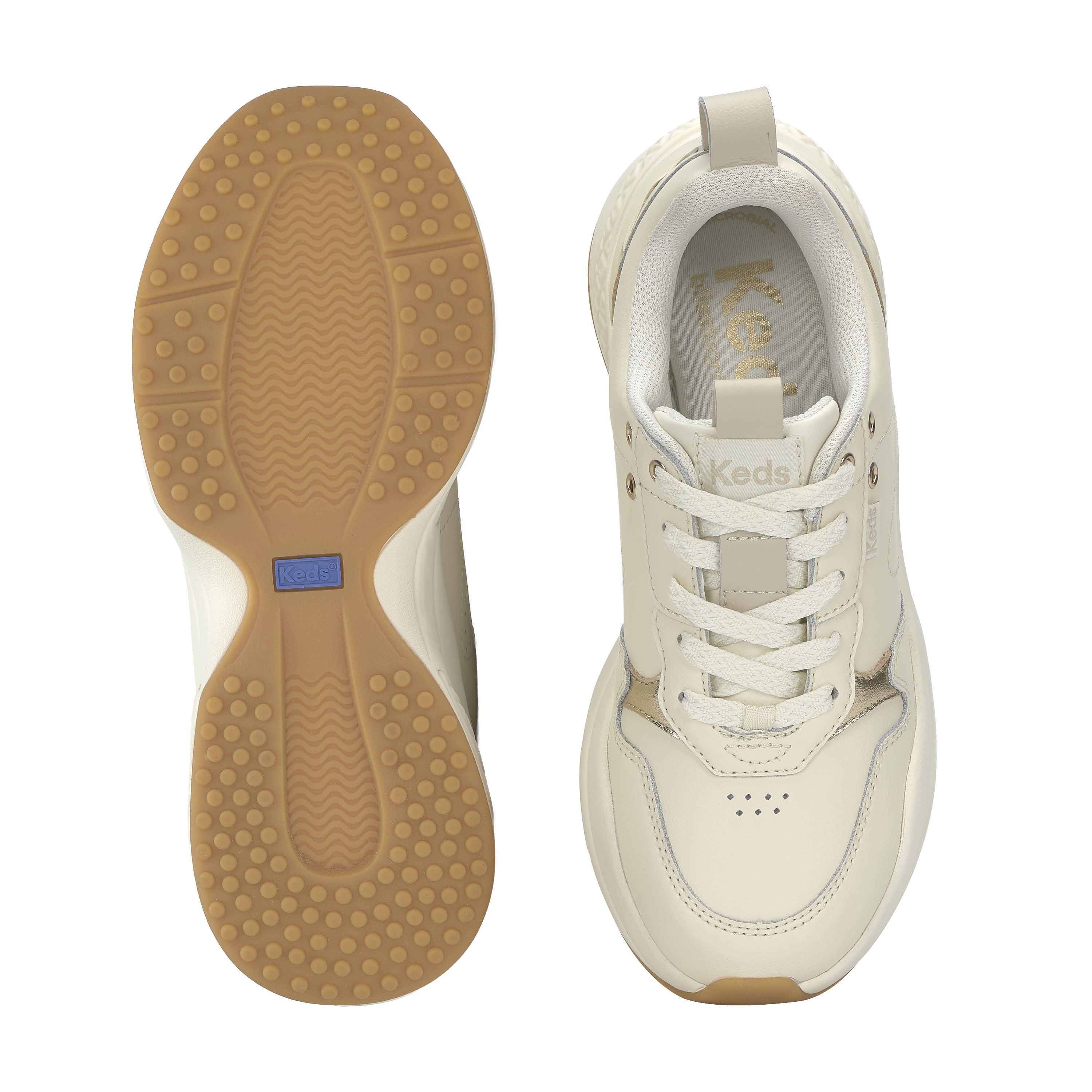 クロス シティ トレーナー レザー ナチュラルホワイト WH68478 – Keds