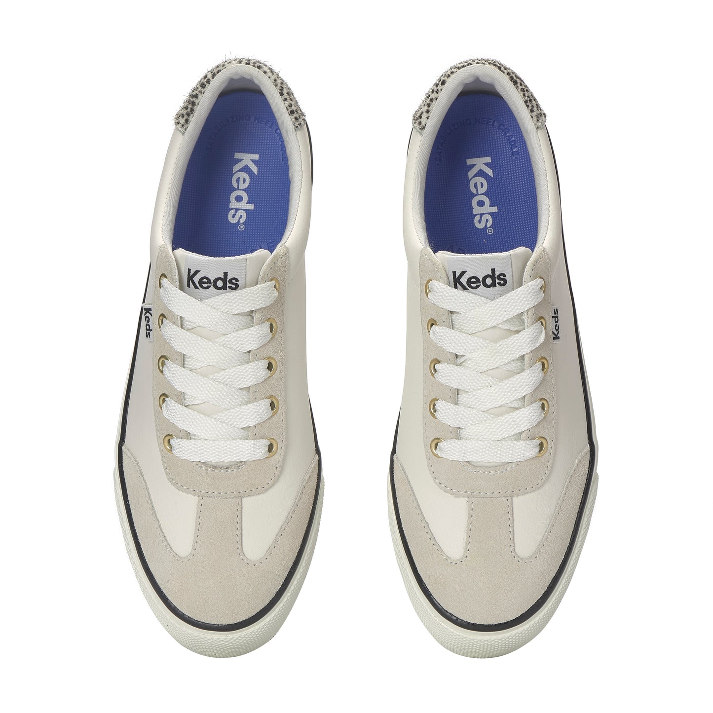 ジャンプ キック T-トゥ レザー/スエード ヘアー カーフヒール ナチュラルホワイト WH68631