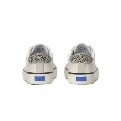 ジャンプ キック T-トゥ レザー/スエード ヘアー カーフヒール ナチュラルホワイト WH68631