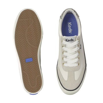 ジャンプ キック T-トゥ レザー/スエード ヘアー カーフヒール ナチュラルホワイト WH68631