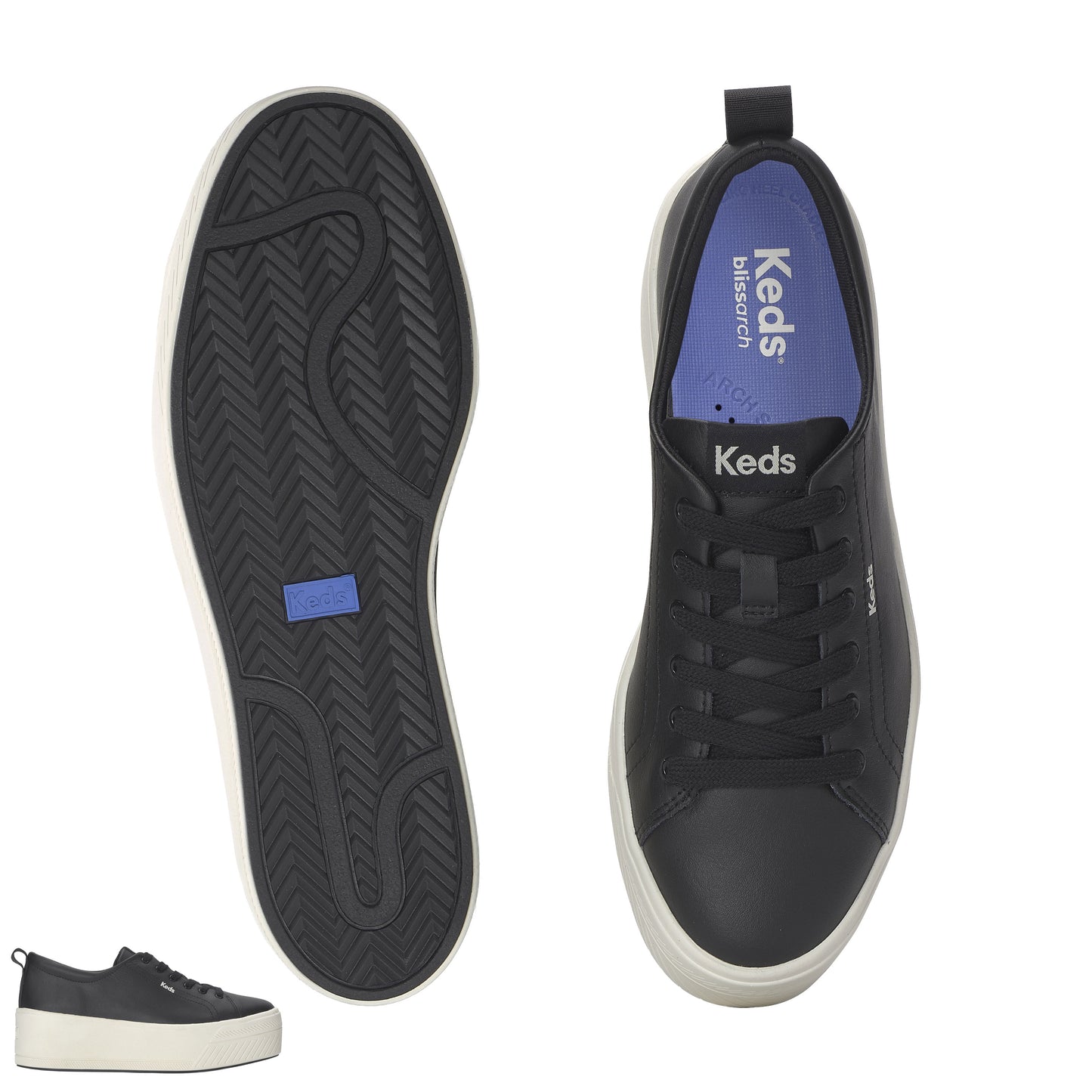 スカイラー レザー ブラック WH68887