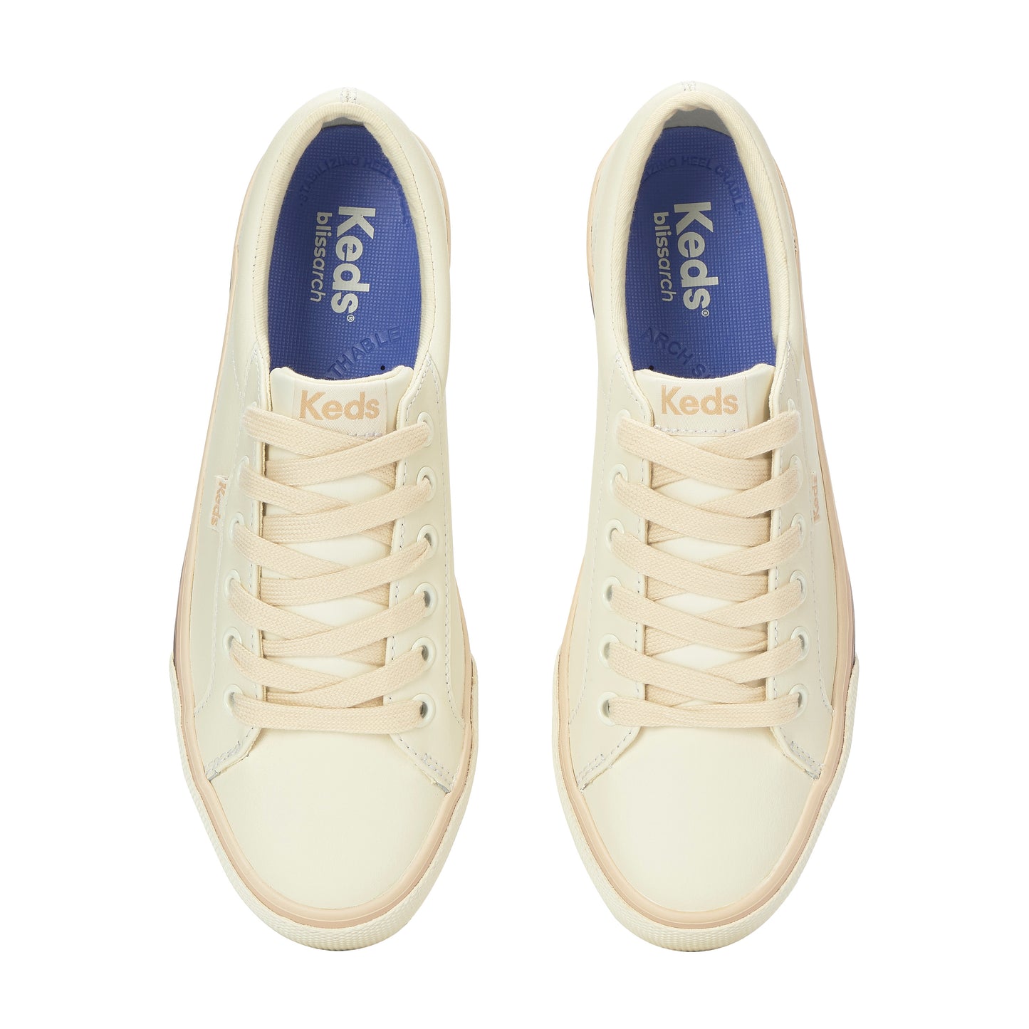 ジャンプ キック レザー フォクシング ストライプ ナチュラルホワイト WH69170