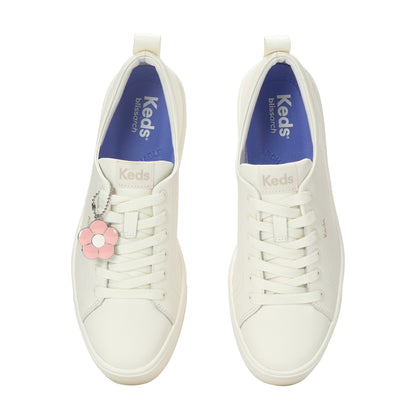 スカイラー レザー デイジー チャーム オフホワイト WH69257