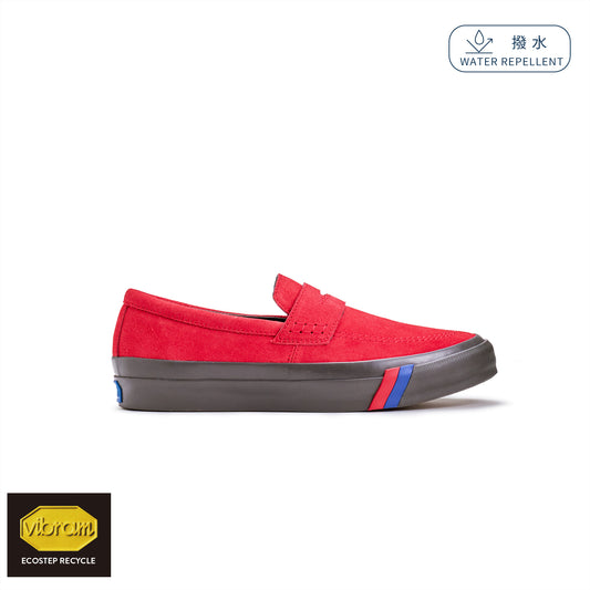 ロイヤル ローファー スエード レッド PN1621RD